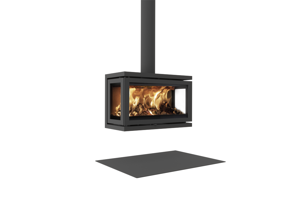 Dik Geurts Vidar Triple Large Wall houtkachel - Afbeelding 2