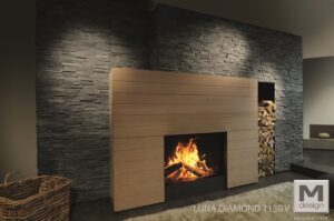 M-design Luna Diamond 1150V houtkachel