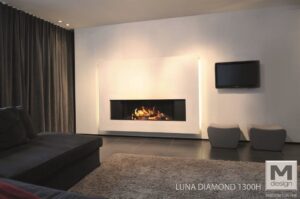 M-design Luna Diamond 1300H houtkachel