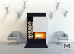 M-design Luna Diamond 700H houtkachel