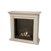 Xaralyn Cadiz met inbouw unit L bio-ethanol haard (schouw Stone Finish wit)