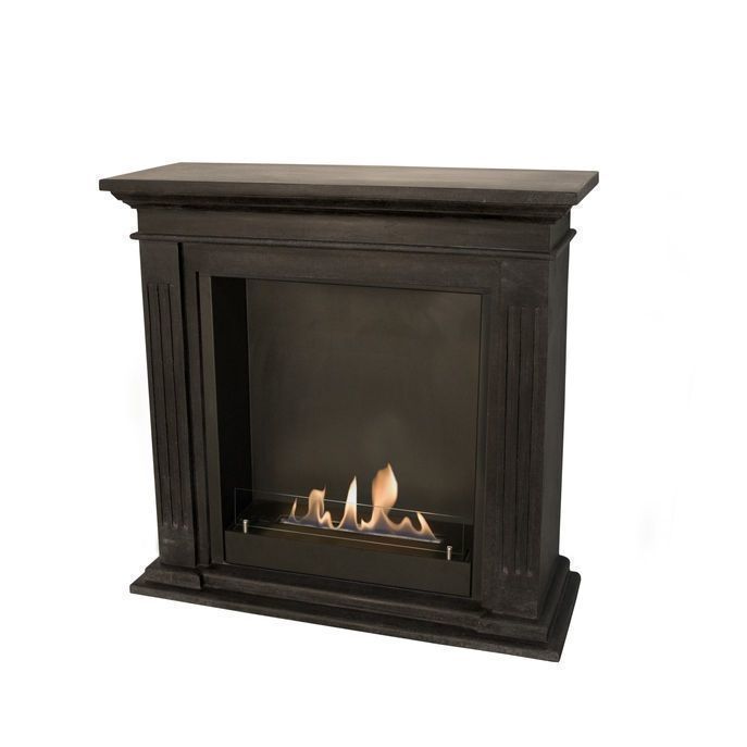 Xaralyn Cadiz met inbouw unit L bio-ethanol haard (schouw Stone Finish zwart)