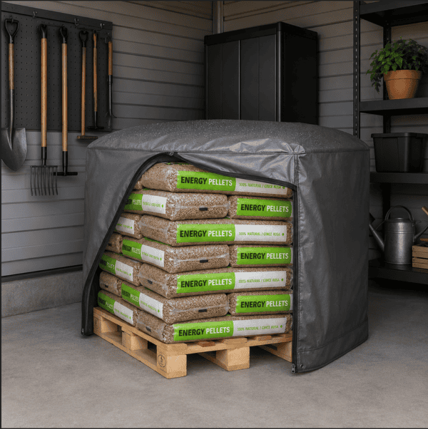Houtpellets Opslaan In Garage
