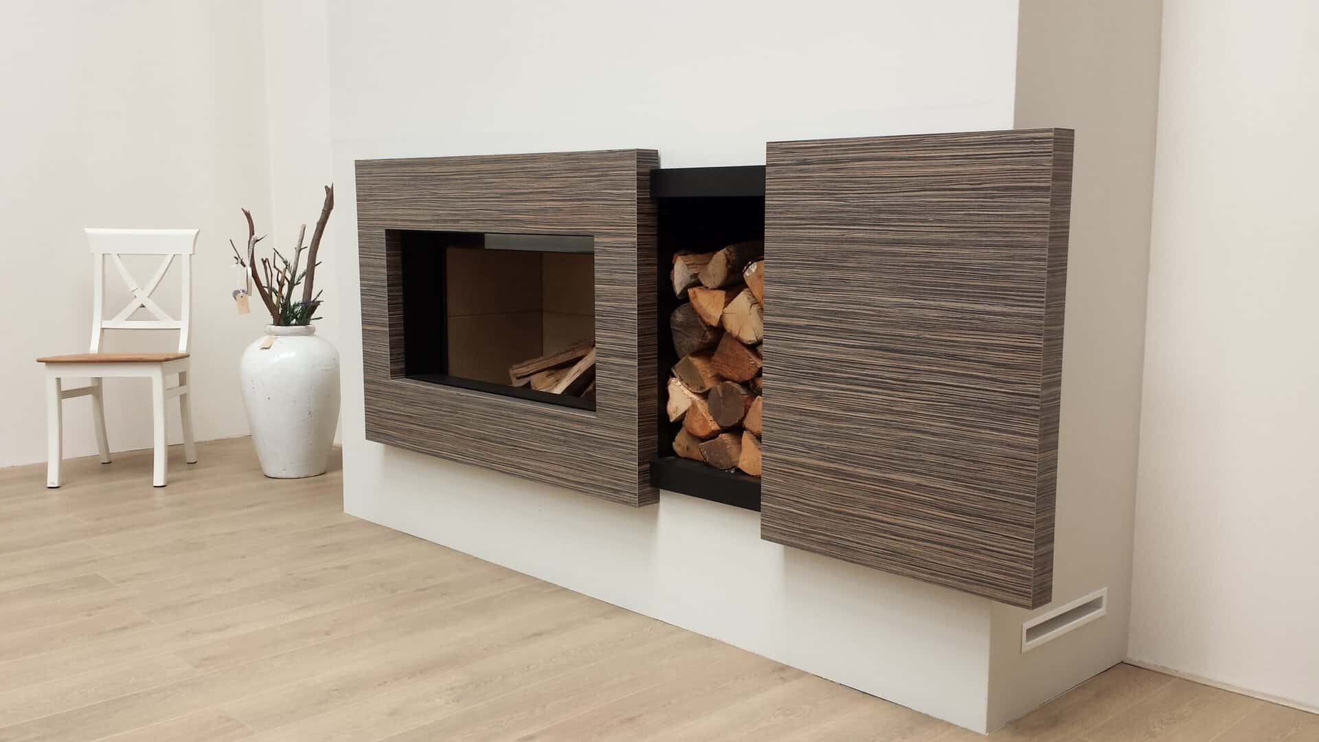 M-design Luna 1000H Gold houtkachel