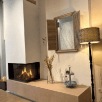 Spartherm Premium Corner 80x40x50 inbouw houtkachel