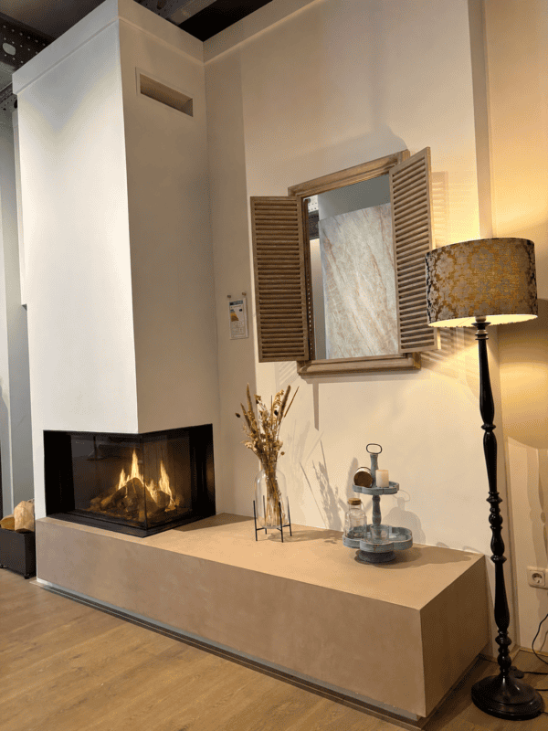 Spartherm Premium Corner 80x40x50 inbouw houtkachel