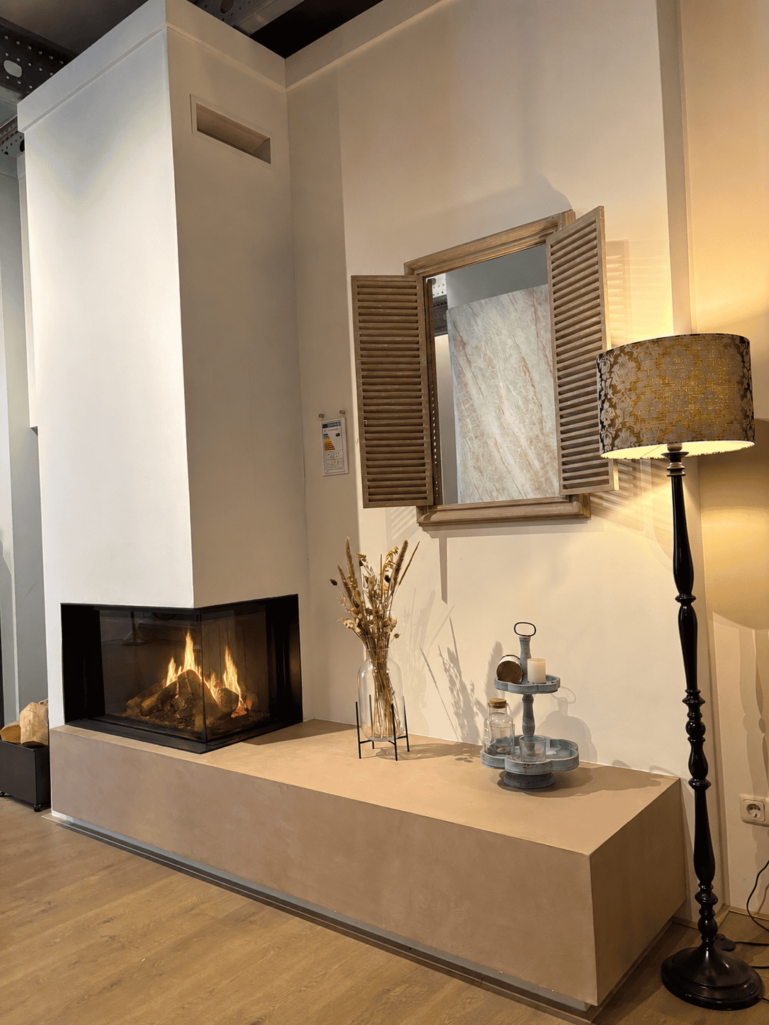 Spartherm Premium Corner 80x40x50 inbouw houtkachel