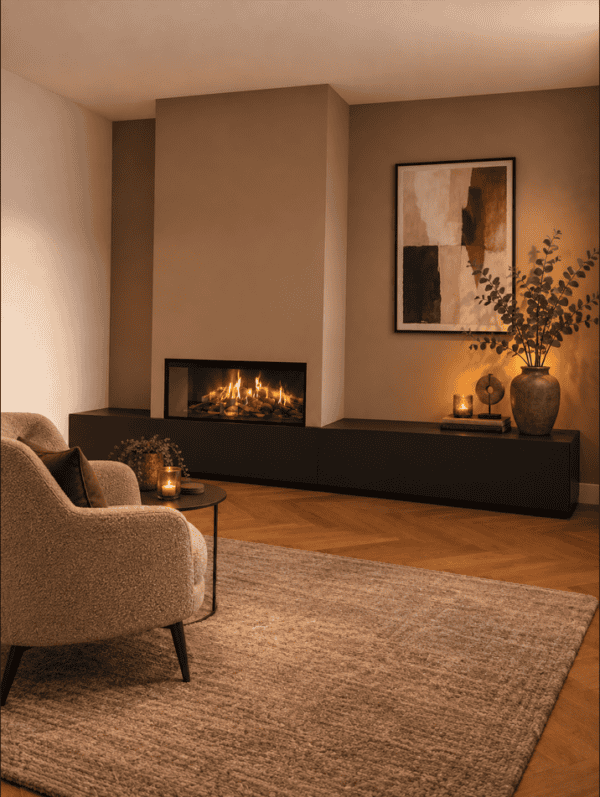 Fam. Kormelink Hengelo (kalfire E One 100f Met Base Beton Haardmeubel)
